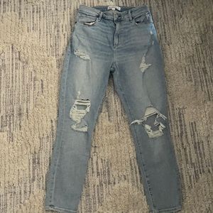 Abercrombie and Fitch high rise super skinny ankle jeans